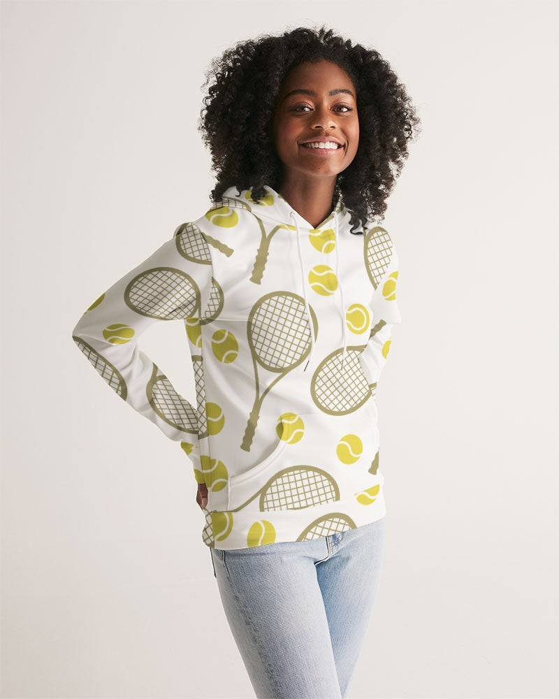 Racquet & Ball Pattern Women's Hoodie