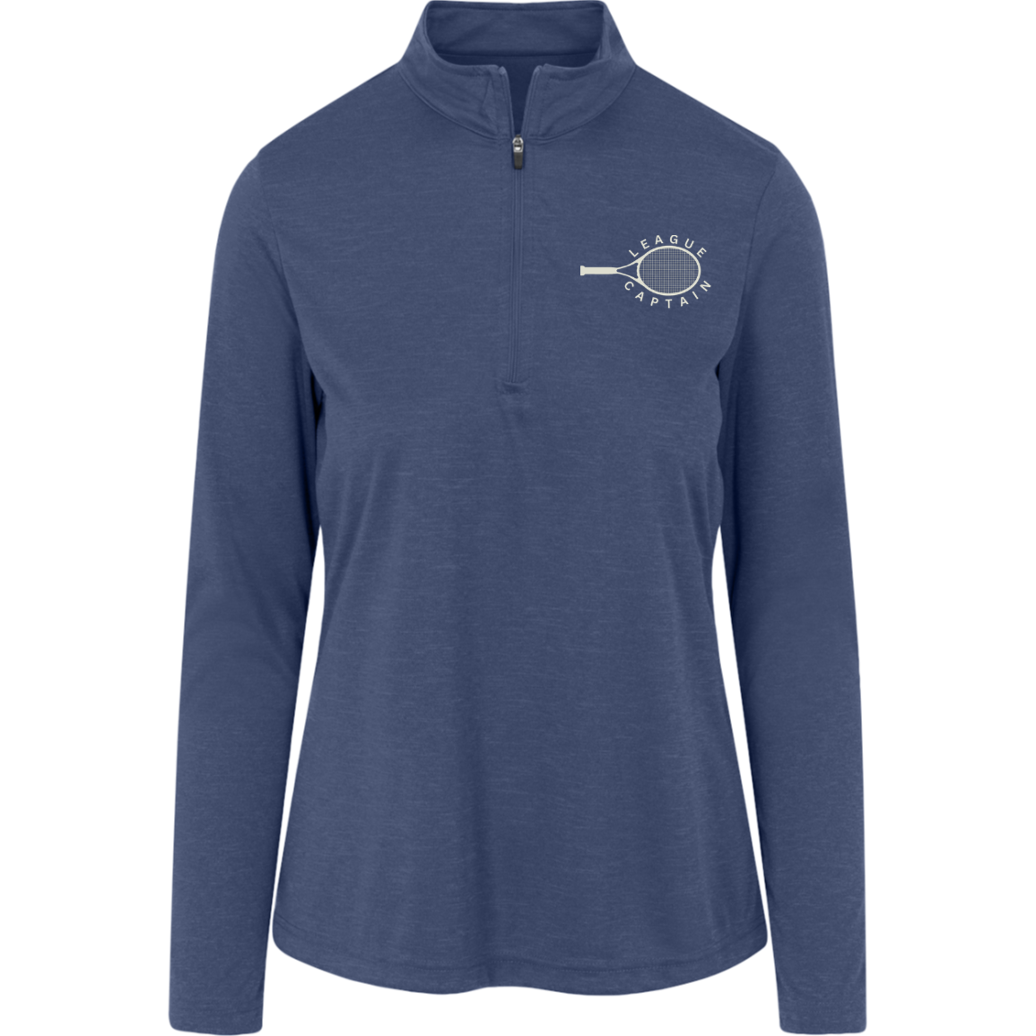 League Captain Women's Heather Quarter Zip