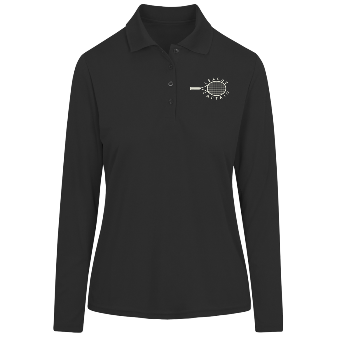 League Captain Women's Long Sleeve Pique Polo