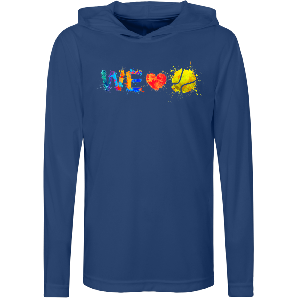 We Love Tennis Youth Lightweight Performance Hoodie