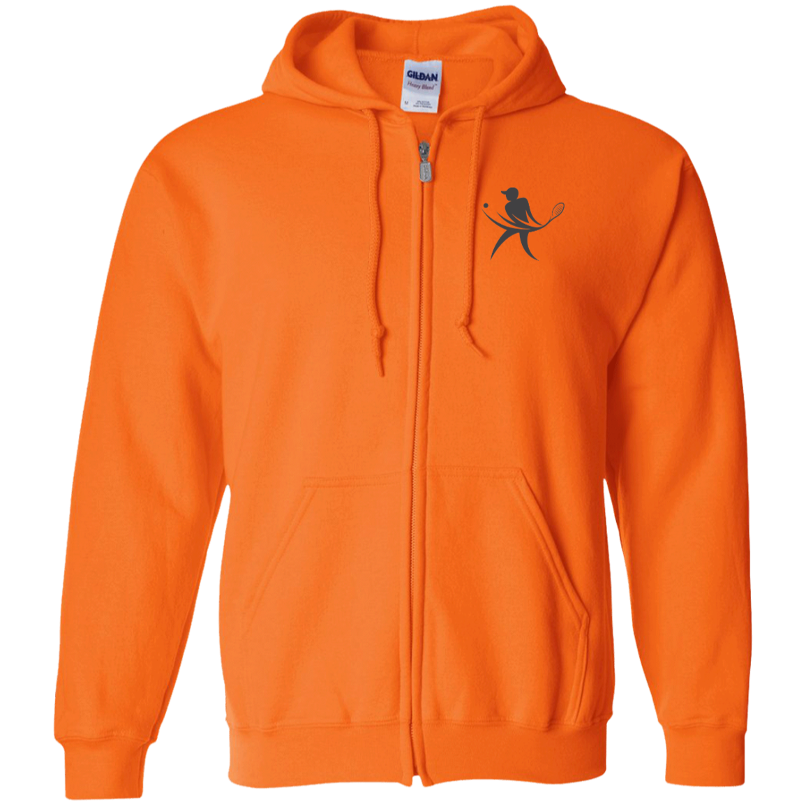 Tennis Player Unisex Zip Up Hoodie