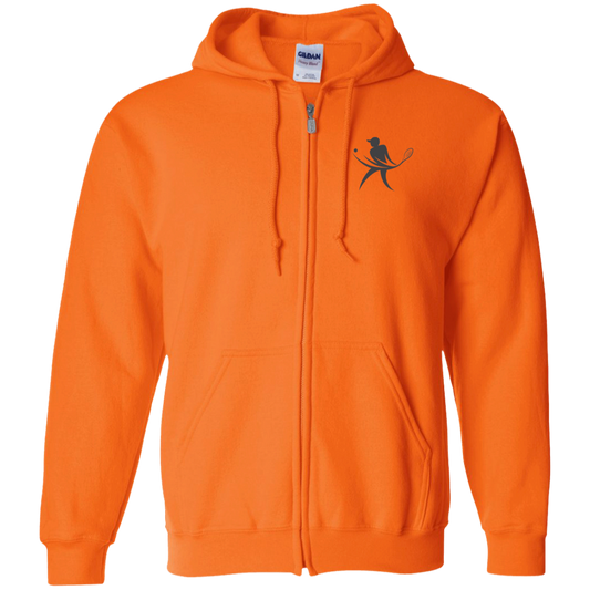 Tennis Player Unisex Zip Up Hoodie