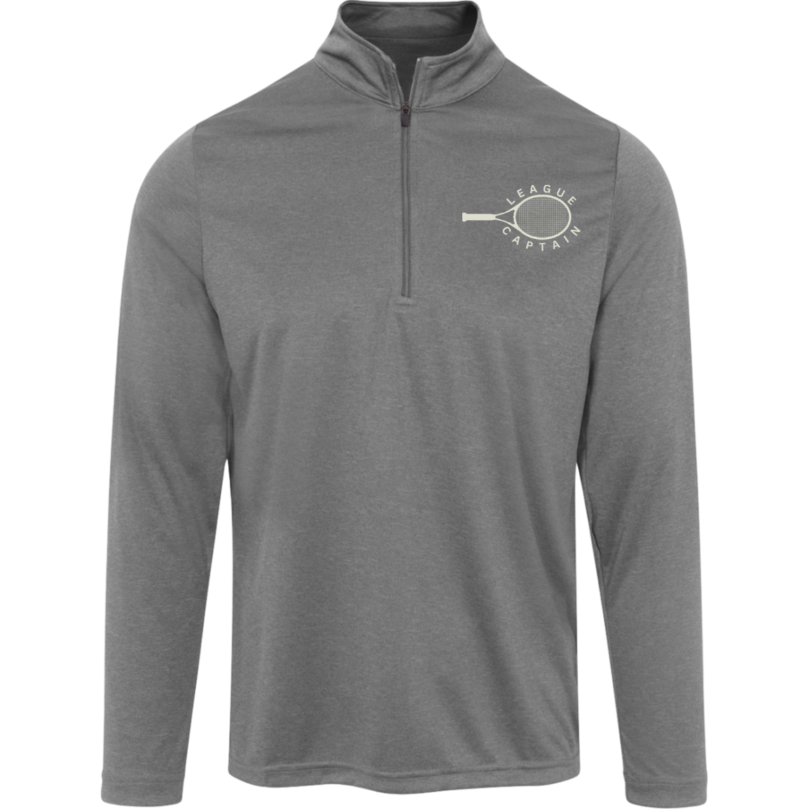 League Captain Men's Heather Quarter Zip