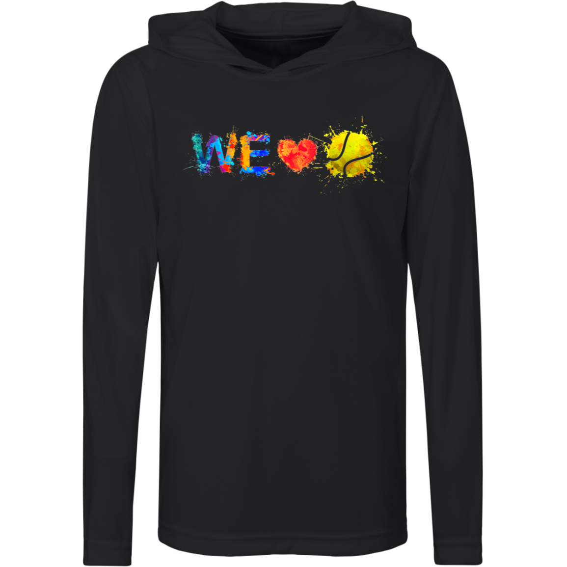 We Love Tennis Youth Lightweight Performance Hoodie