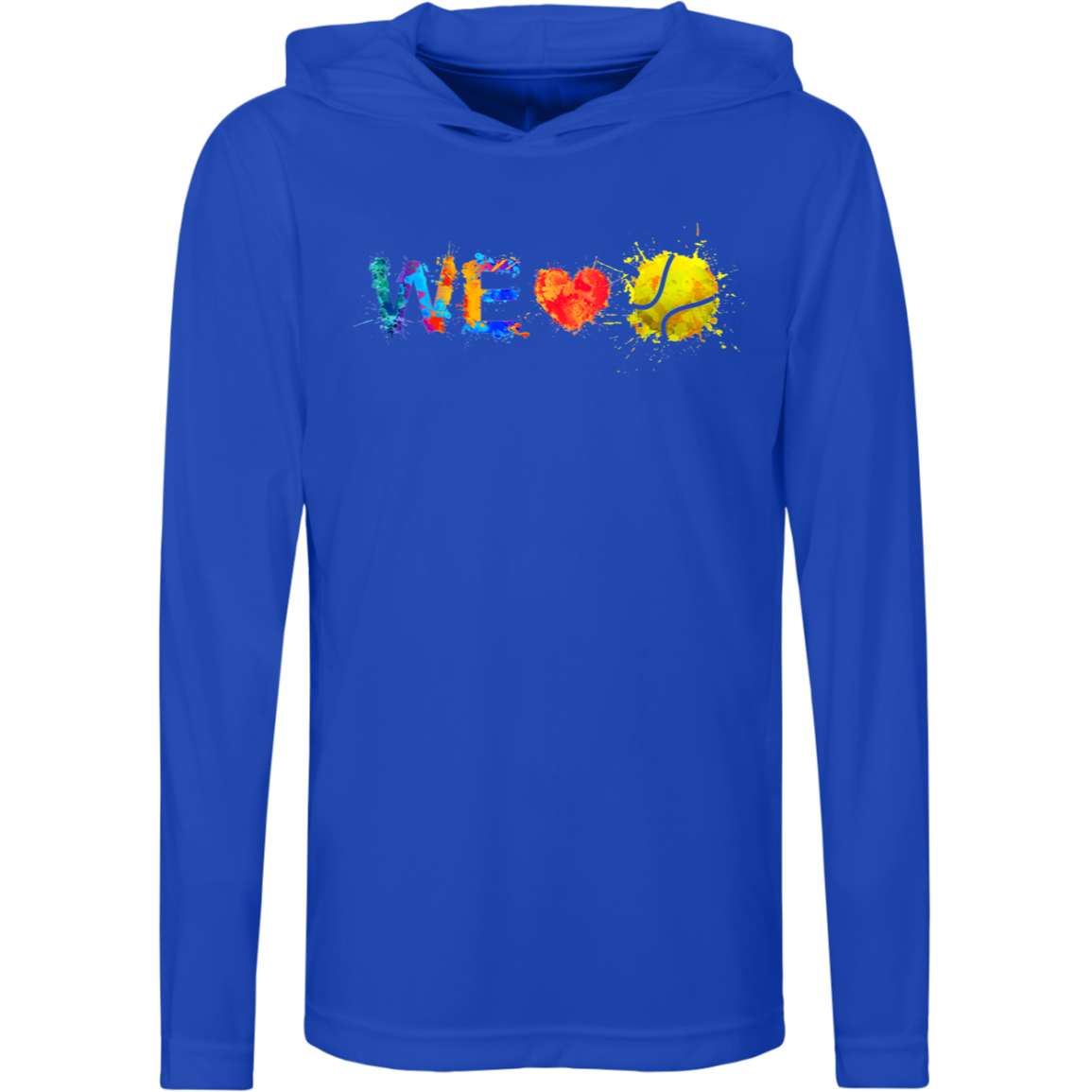 We Love Tennis Youth Lightweight Performance Hoodie