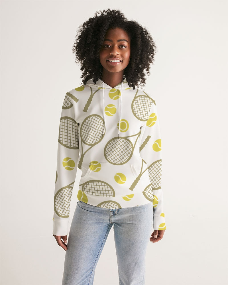 Racquet & Ball Pattern Women's Hoodie