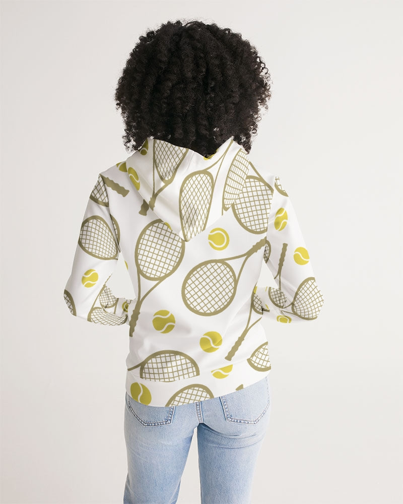 Racquet & Ball Pattern Women's Hoodie