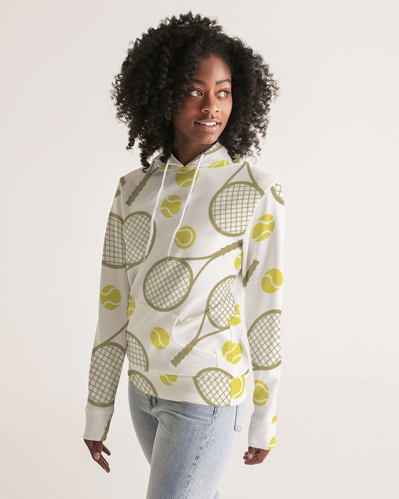 Racquet & Ball Pattern Women's Hoodie